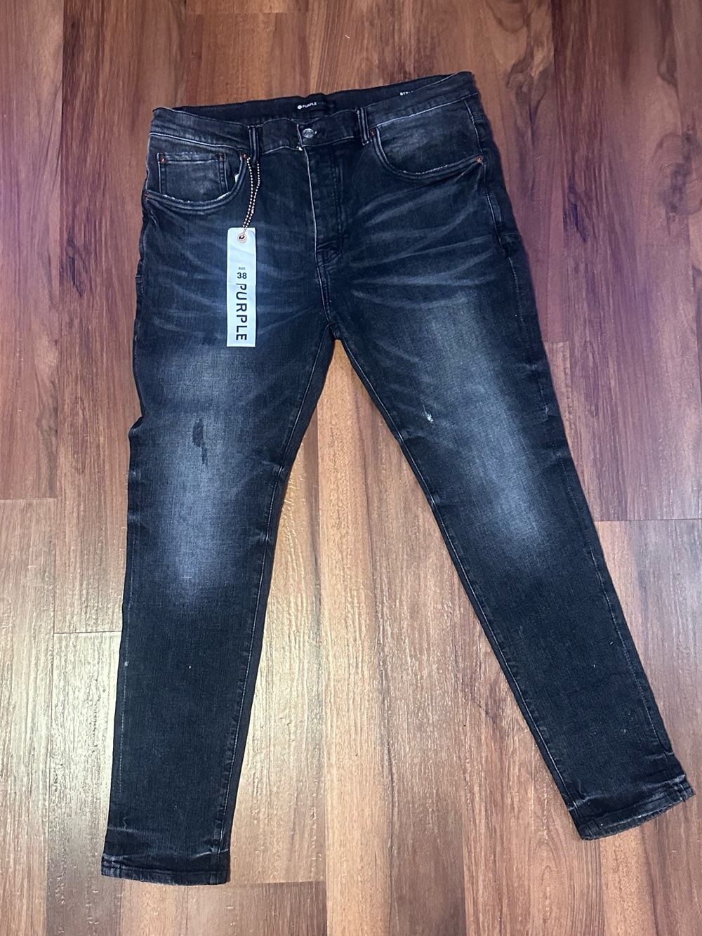 Black Purple Jeans